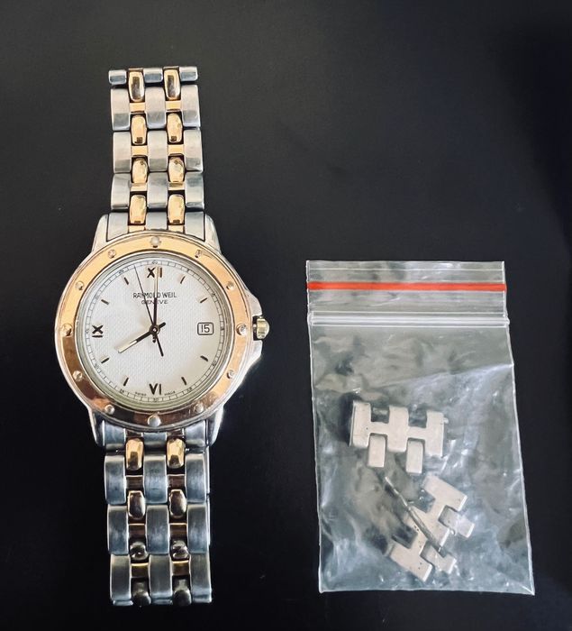 Relógio Raymond Weil Genève Parsifal Suíço Original – Aço Inoxidável e Dourado