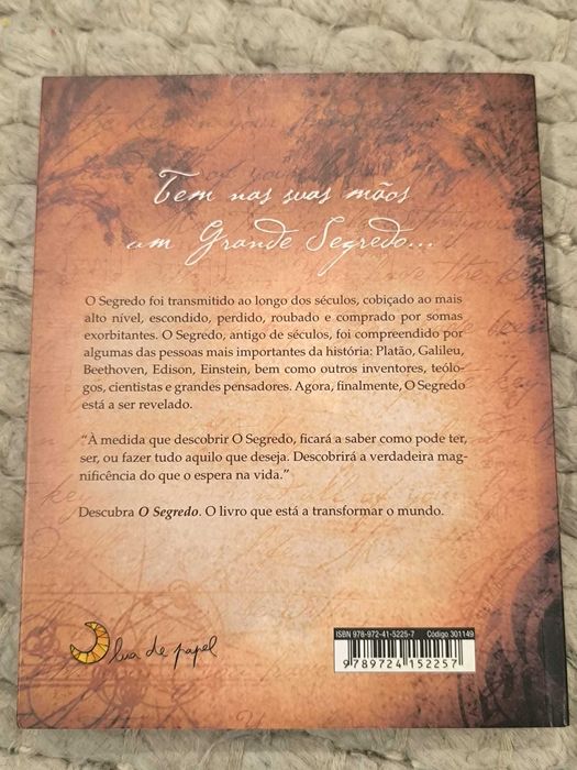Livro "The Secret - O Segredo" de Rhonda Byrne