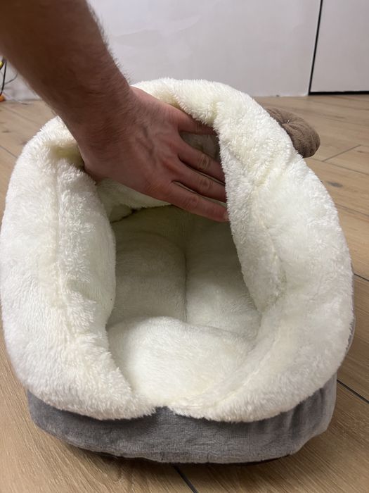 Лежанка хатка будиночок для собак котів будинок для тварин