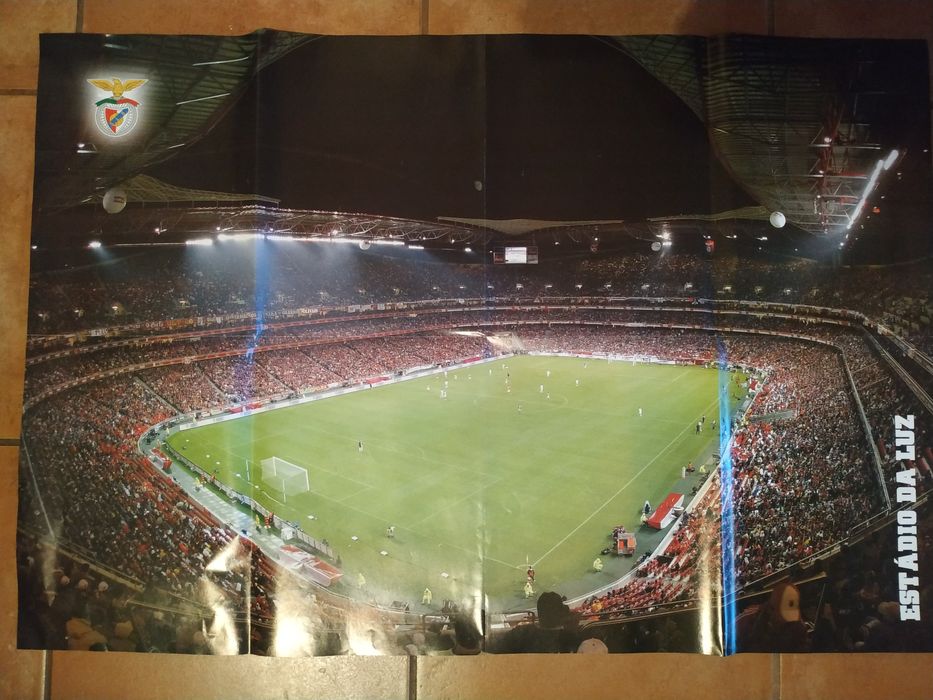 Conjunto de posters gigantes da equipa do Benfica 2007/2008