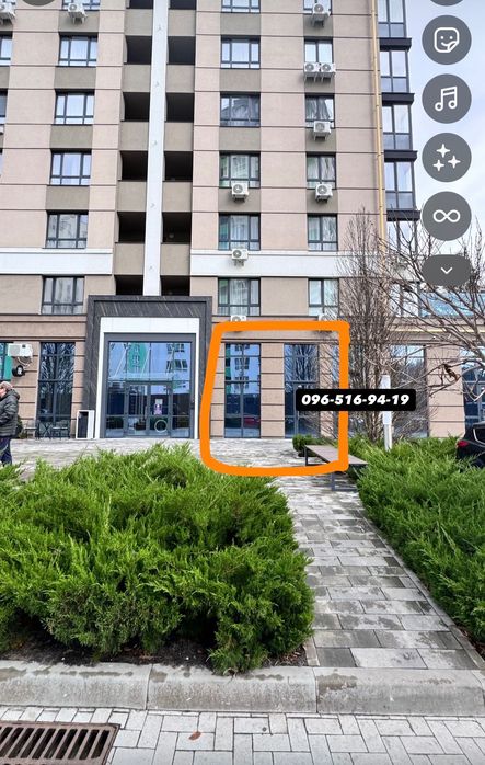 Без комісії!Оренда приміщення 75 м2, Ірпінь, ЖК Центральний