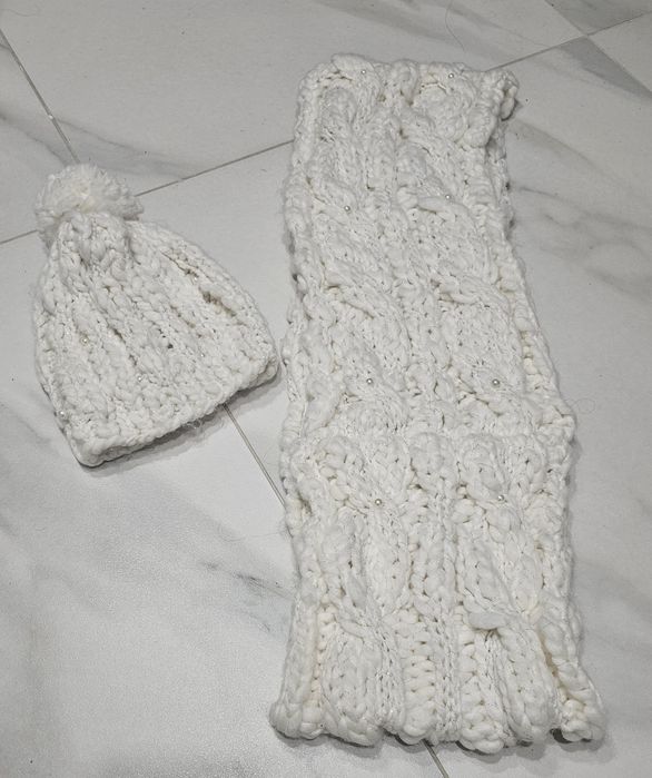 Mohito zimowy komplet czapka i komin nowy