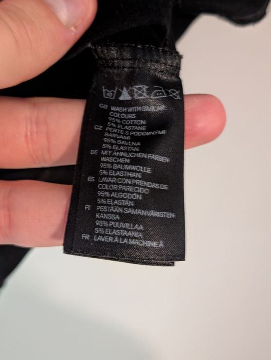 Damski czarny top bez rękawów rozmiar L H&M