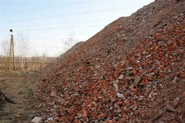 kruszywo ceglane, przekrusz ceglany, cegła kruszona, gruz ceglany