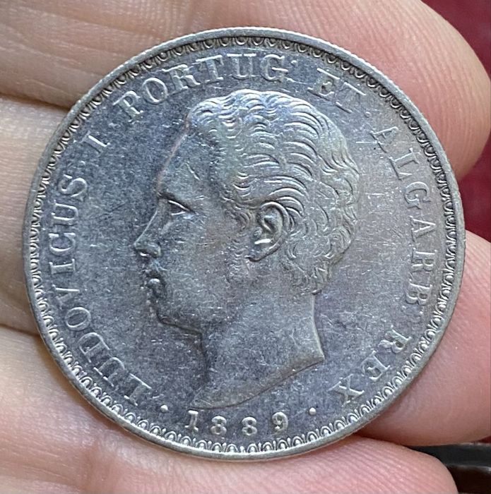 Moeda 1603 - D. LUIS I - 500 Reis 1889 Prata