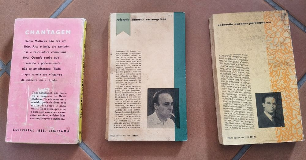 3 Livros Vintage de Romance