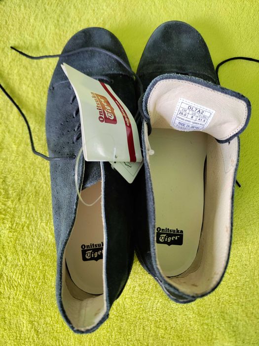 NEW. Чоловічі замшеві черевики-кеди Onitsuka Tiger. Оригінал Японія.