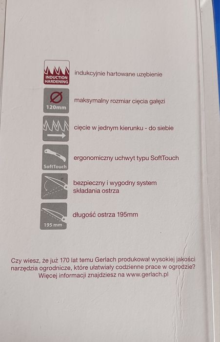 Piła składana do gałęzi Gerlach