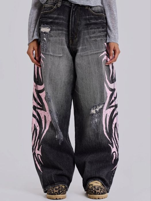 Джинси,jaded london pink blade jeans