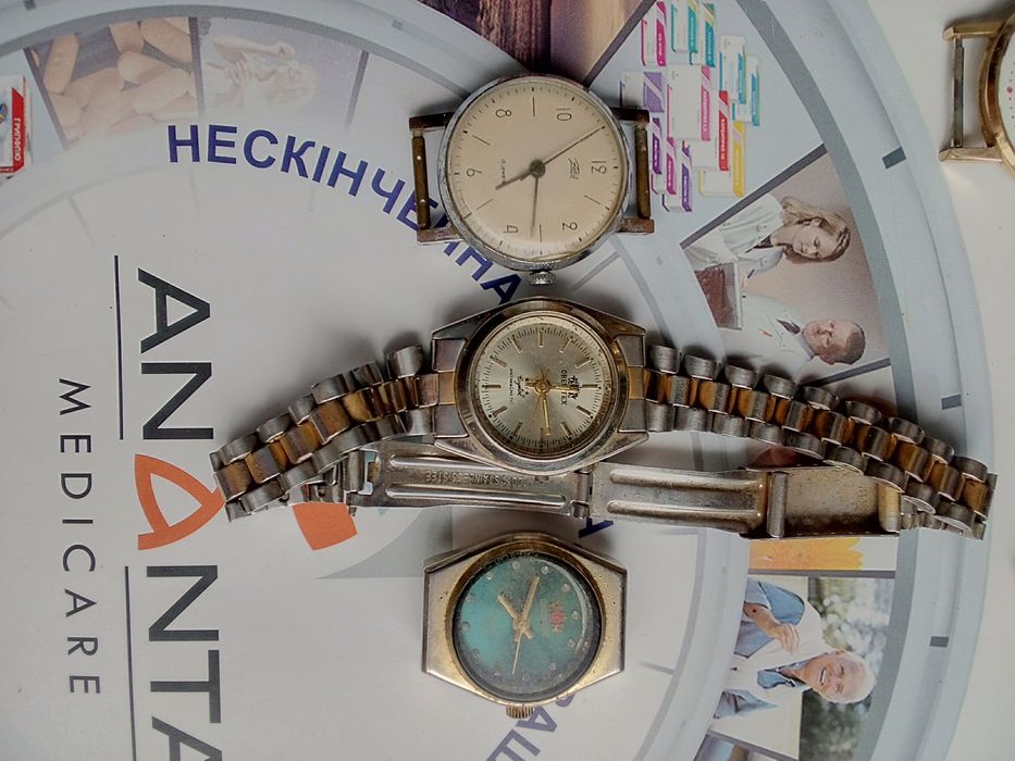 Часы наручные женские механика нерабочие