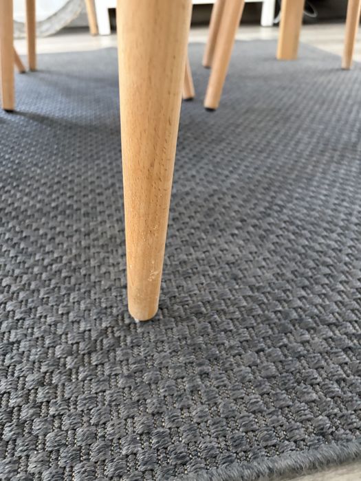 Cadeiras de sala estilo nórdico/escandinavo – branco + madeira natural
