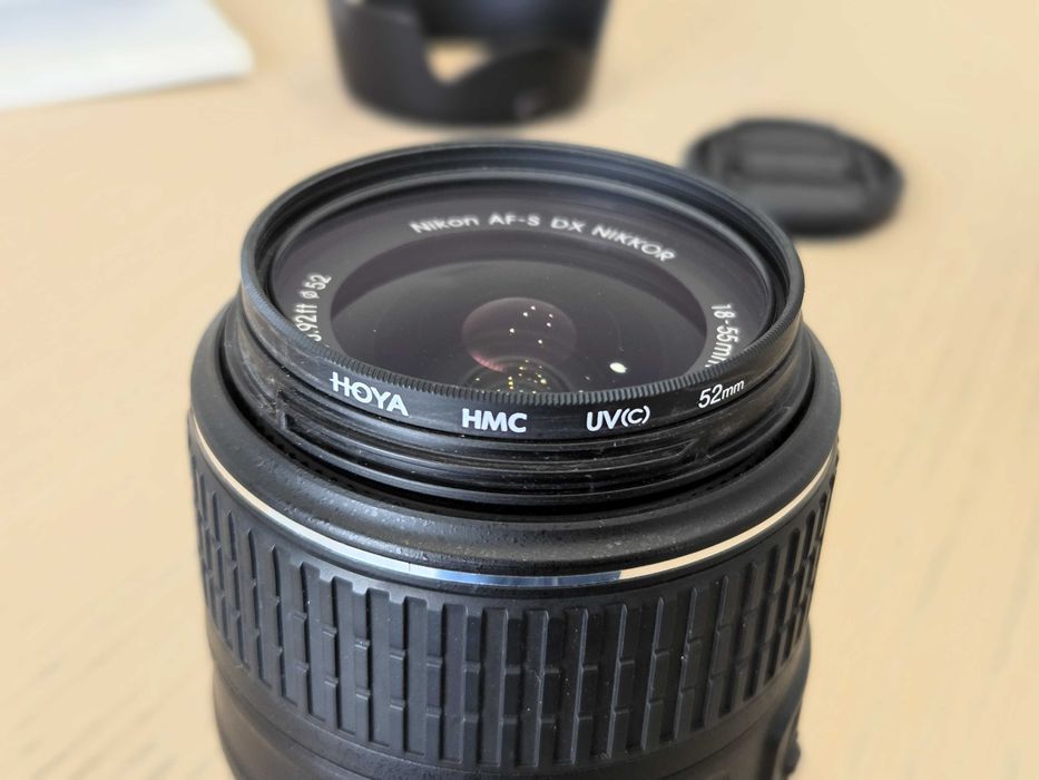 Objetiva Nikon AF-S DX 18-55mm VR II + filtro UV