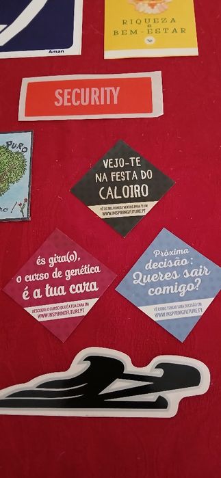 10 Autocolantes, novos