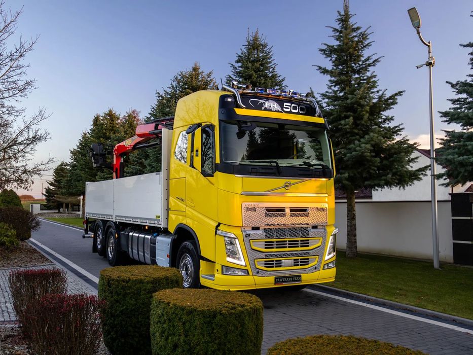 Volvo VOLVO///FH///500///2018///HDS/// PALFINGER///PK22.001L///PILOT/// ROTATOR///CHWYTAK///OŚ SKRĘTNA/// BADANIE UDT///STAN BARDZO DOBRY///