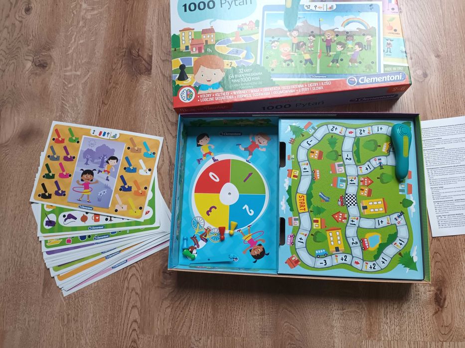 1000 pytań,  mowiące pióro, clementoni
