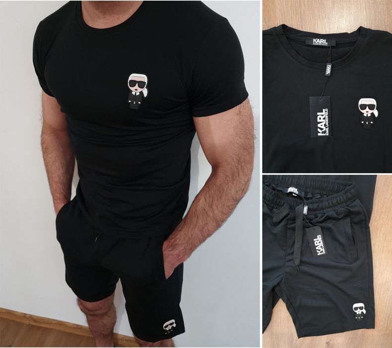 karl męski nowy komplet m-xxl