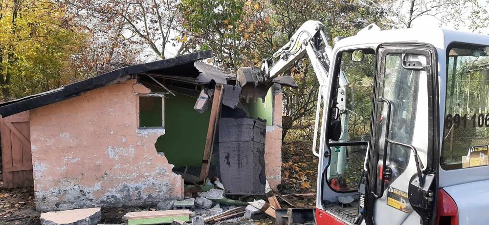 Usługi minikoparką
