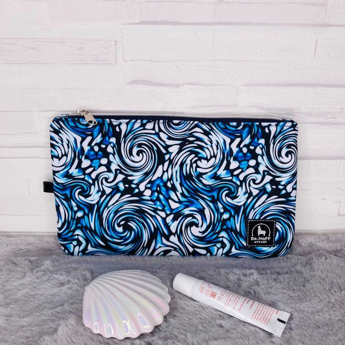Kosmetyczka Handmade Płaska Podróżna Organizer | Polska | L