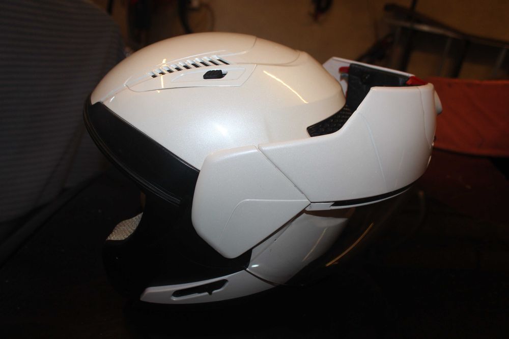 Casaco mota Senhora e capacete