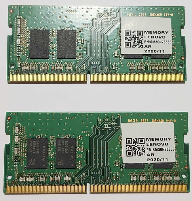 Оперативна пам'ять для ігрового ноутбука Samsung DDR4 8GB 3200MHz 2 шт