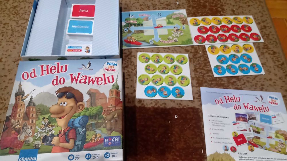 Gra planszowa od Helu do Wawelu