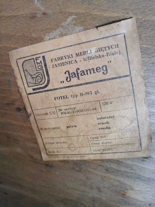 Krzesła do jadalni PRL