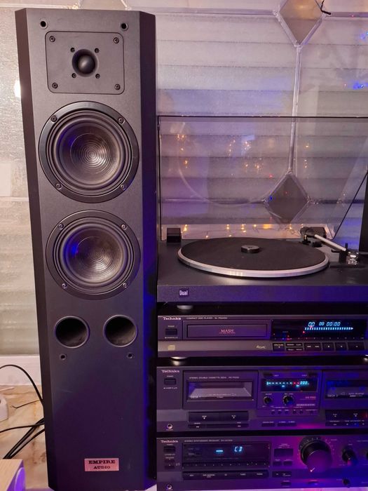 Wieża HiFi Stereo Technics + Kolumny Empire