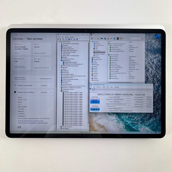 Microsoft Surface Studio 2 RTX 4050 i7-13800H 32GB RAM 1TB SSD 120hz ГАРАНТІЯ МАГАЗИН
