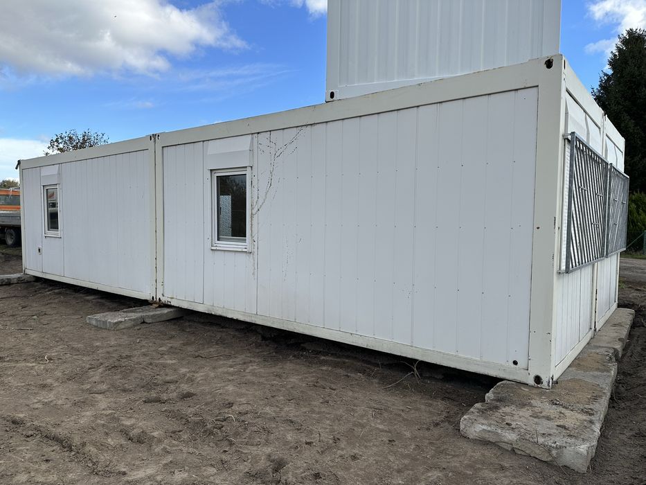 Kontener biurowy socjalny magazynowy zestaw 4 sztuk 60m2