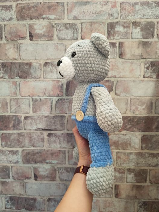 Mis miś misiu na szydełku dostępny od ręki handmade na prezent