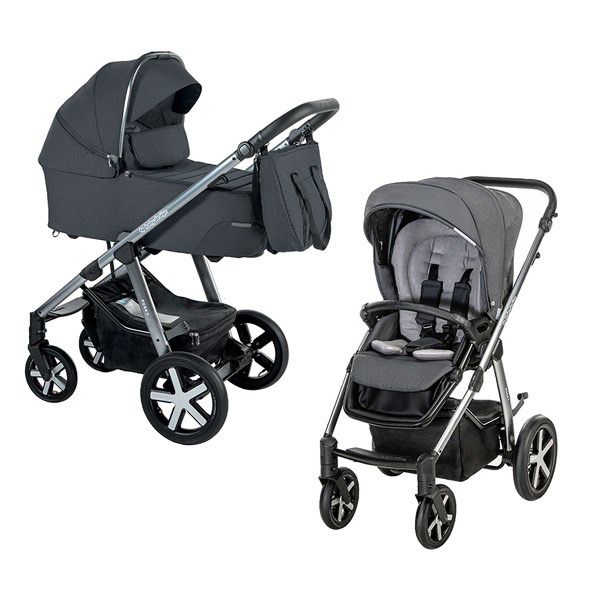 Универсальная коляска 2 в 1 Baby Design HUSKY XL (GRAPHITE)
