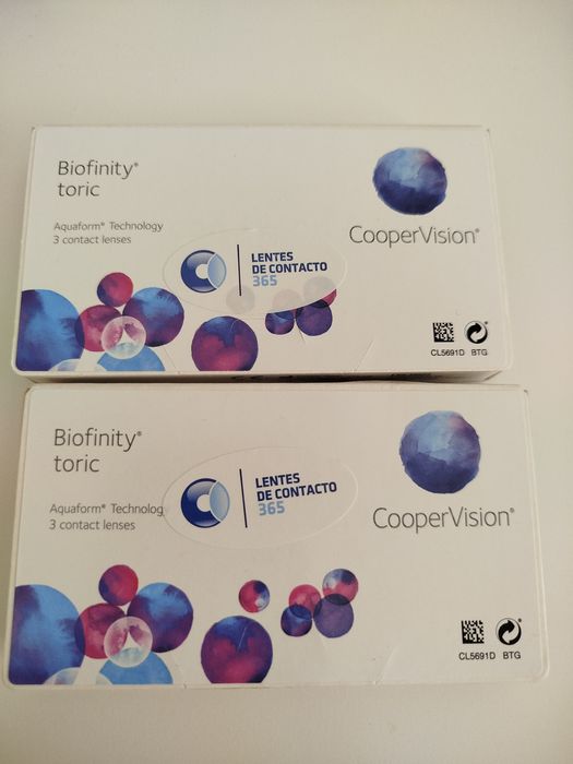 Lentes de contacto coopervision - caixas novas (alteracao graduação)