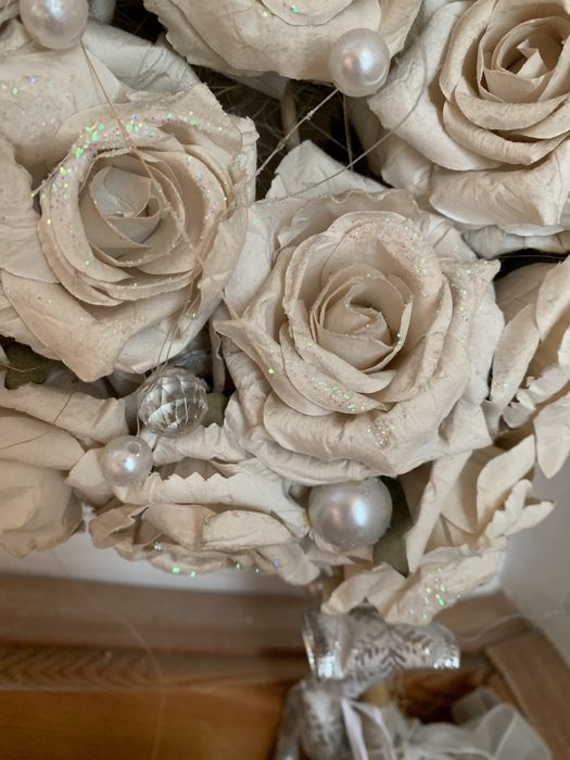 Ozdoby na ślub wesele serce z róż