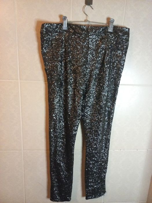Брюки в паєтку, лосіни в паєтку