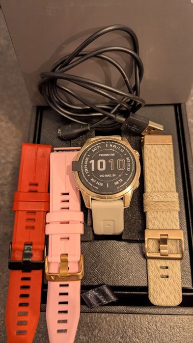 Garmin Fenix 7s 42mm wersja biżuteryjna z dodatkowym paskiem Poznań