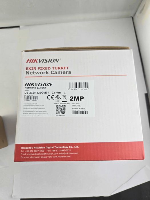 Kamera Hik Vision H.265+ + uchwyt Hik Vision DS-1280ZK-S