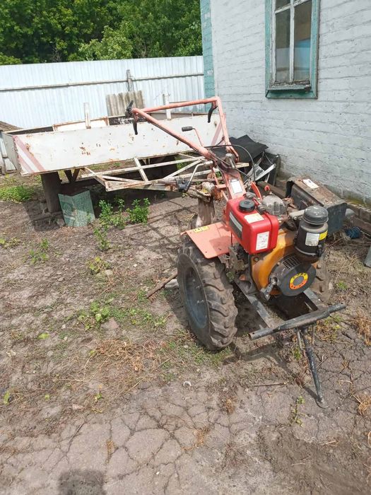 Продам мотоблок з причепом