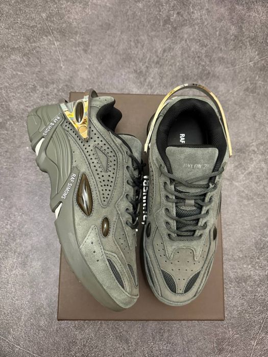 Кроссовки Adidas x Raf Simons Cylon 21 Grey сірі