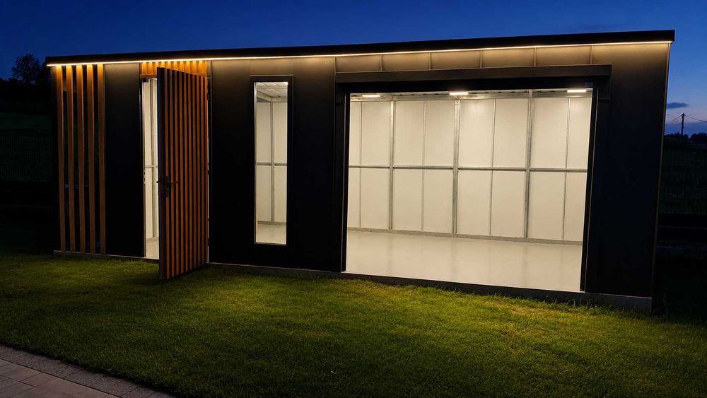 Domek ogrodowy + garaż na Quada 2,5x7m Super Jakość