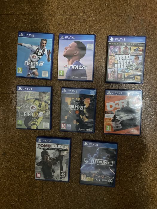 Jogos PS4 em Excelente Estado - GTA V, FIFA, COD e Mais.