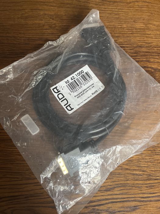 Kabel przewód DVI DVI-D 24+1 Dual Link AUDA Optimum 2m