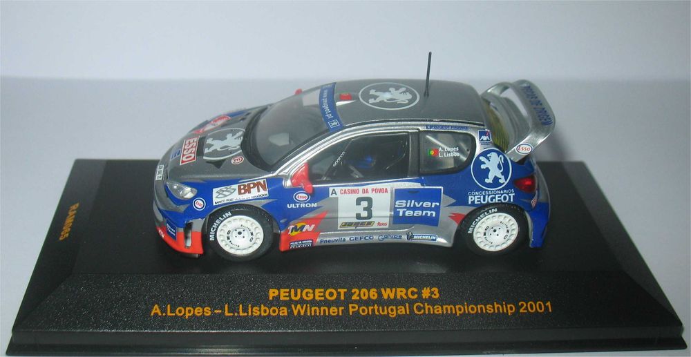 Peugeot 206 WRC - Vencedor Rally Casino da Póvoa 2001 - Adruzilo Lopes