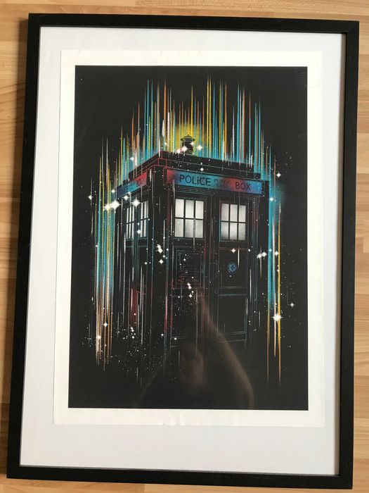 Doktor Who plakat w ramie 50 x 70 cm Tardis poster / obraz rama