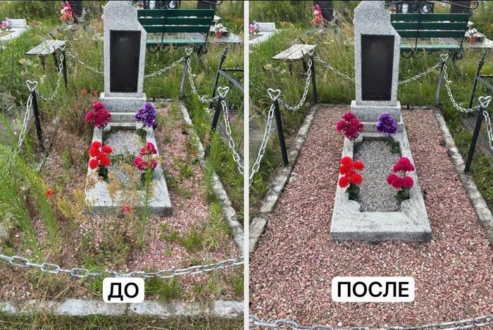 Догляд та прибирання могил Кривий Ріг. Фотозвіт.