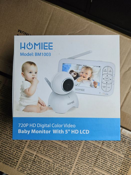 Baby cam e monitor Homiee câmara de bebé