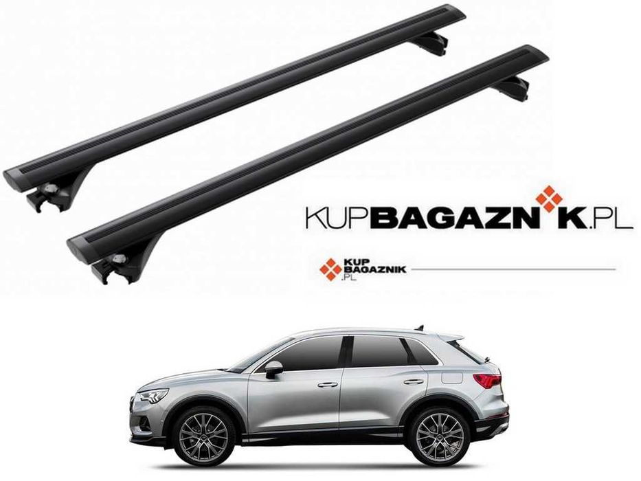 Bagażnik dachowy Audi Q3 od 2019 do 2025 SUV bazowy belki dach Relingi