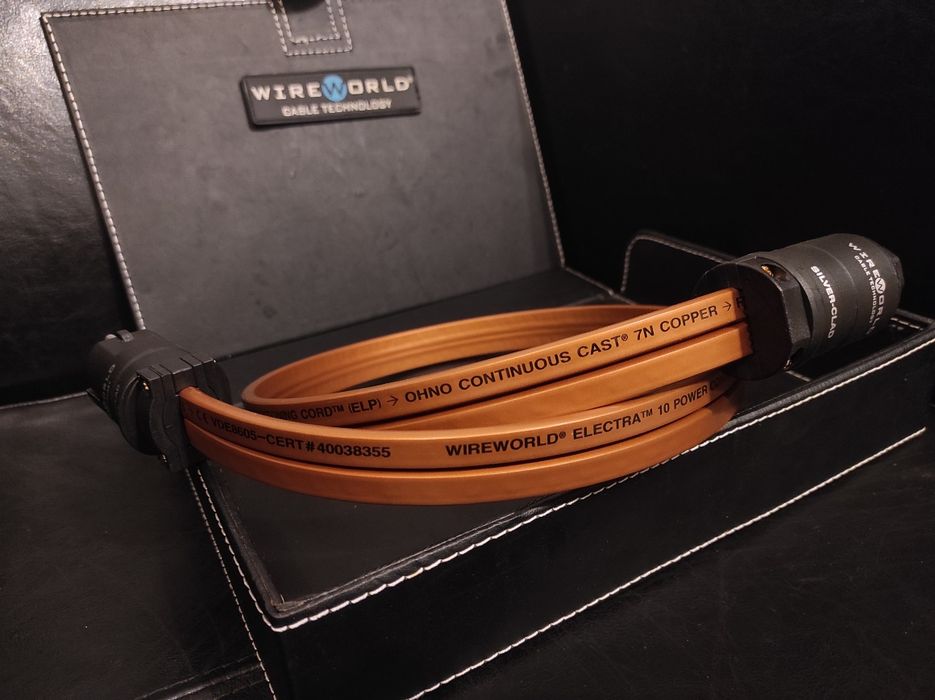 ‼️ WireWorld Electra 10 kabel zasilajacy przewód  Trans Audio Hi-Fi
