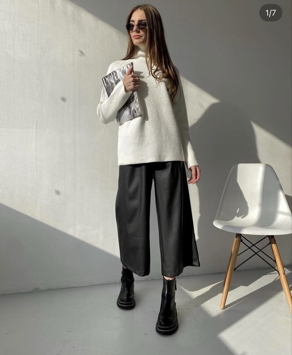 Кюлоти з еко-шкіри