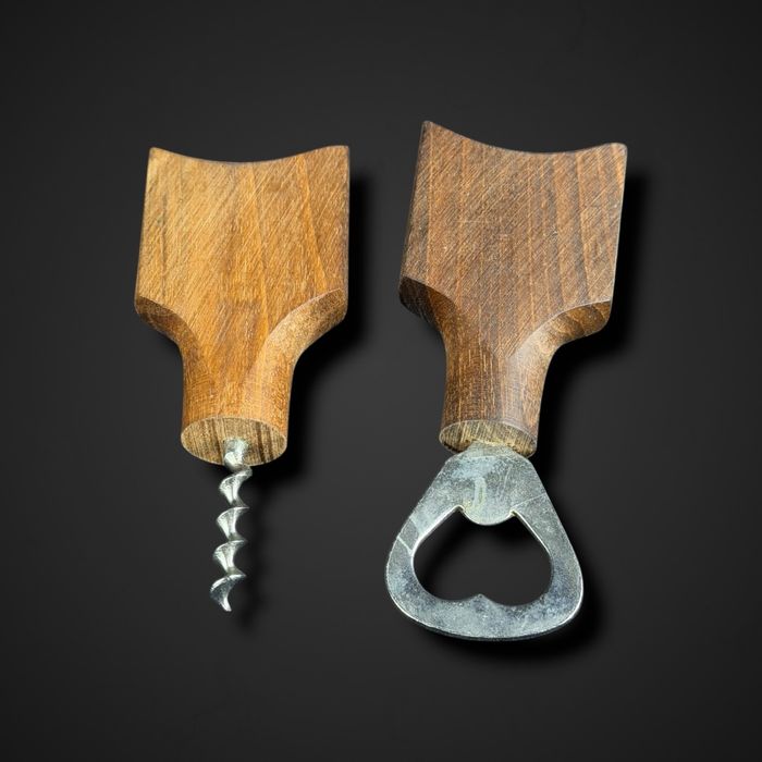 Korkociąg i otwieracz głowa sowy drewno b61/02232