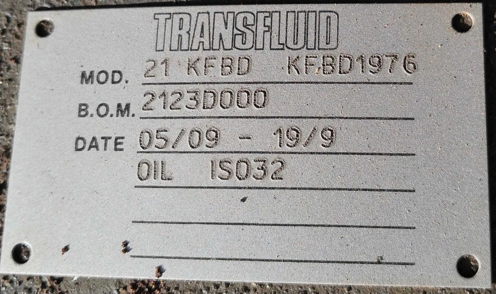 Sprzęgło Hydrokinetyczne, Voith TRANSFLUID 21KF BD